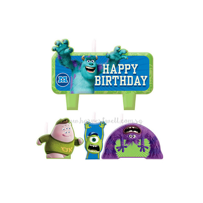 Monsters University Birthday Candle Set